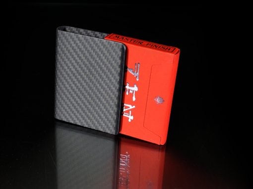 Matte Finish Solid Carbon Fiber Card Clip PSTPD Worldwide