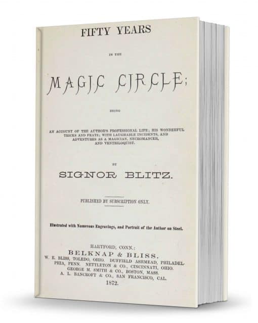 Fifty Years in the Magic Circle by Antonio Blitz PDF