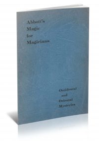 Abbott's Magic For Magicians by Percy Abbott PDF