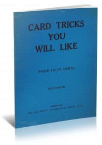 Card Tricks You Will Like by Collins Pentz PDF