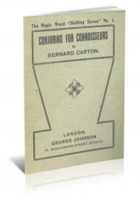 Conjuring for Connoisseurs by Bernard Carton PDF