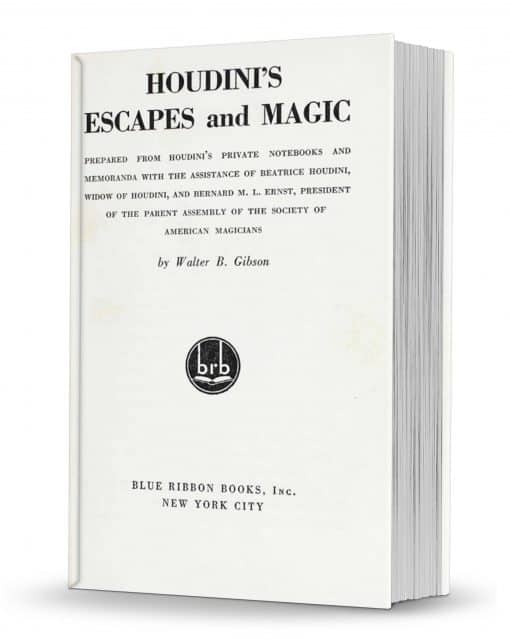 Houdini's Escapes and Magic by Walter B. Gibson PDF