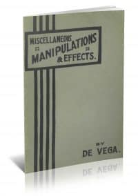 Miscellaneous Manipulations & Effects by De Vega PDF