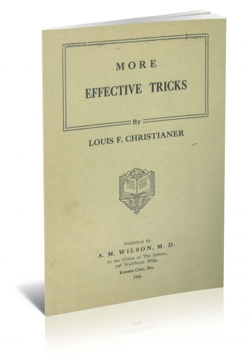 More Effective Tricks by Louis F. Christianer PDF