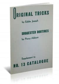 Original Tricks by Eddie Joseph and Suggested Routines by Percy Abbott PDF