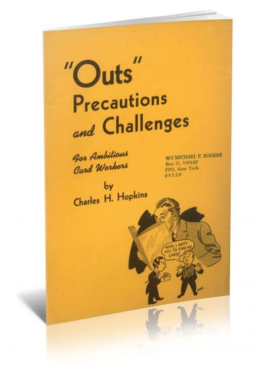 Outs: Precautions and Challenges for Ambitious Card Workers PDF